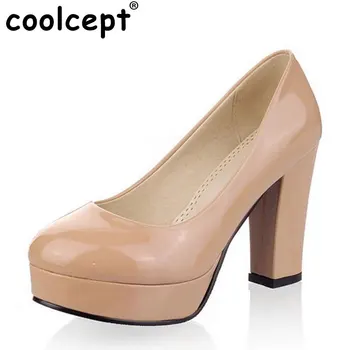 CooLcept livrare gratuita pantofi cu toc platforma femei sexy rochie de încălțăminte de moda P11126 fierbinte de vânzare EUR dimensiune 34-43
