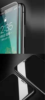 VSKEY 10buc 5D Sticla Temperata Pentru iPhone X 8 7 6s Plus cu Ecran Protector, Plin de Acoperire de Film de Explozie Dovada Film Protector