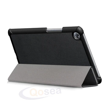Qosea Pentru Huawei MediaPad M5 10.8 PU Piele Smart Stand Caz Pentru Huawei MediaPad M5 8.4 Lux Toc Flip Tableta Capacul suportului