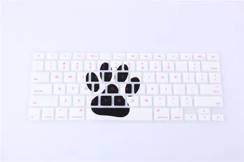 Amprenta Animal Model de Silicon Tastatură Piele Capac Protector pentru Apple Macbook Pro Air Retina 13