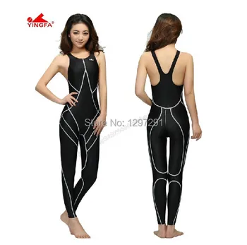 Vânzare fierbinte! yingfa impermeabil femei spandex bodysuit înot costum pentru femei lycra costume barbati