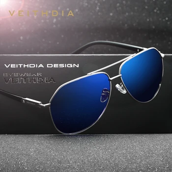 VEITHDIA de Brand Designer de Moda Unisex Ochelari de Soare Polarizat Culoare de Acoperire Oglinda ochelari de Soare Ochelari de sex Masculin Pentru Bărbați/Femei 2732