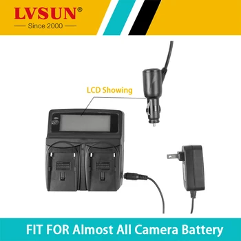 LVSUN Universal DC & Camera Auto Încărcător de Baterie pentru Sony a5100 NEX5T pentru NP-FW50 acumulator NP-FW50
