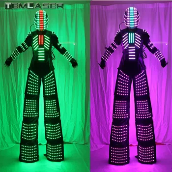 2018 Nou CONDUS de Costum a CONDUS Haine de Lumină se potriveste CONDUS Robot costume Luminos costum trajes de CONDUS