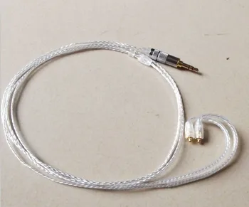 De înaltă puritate argint TF10 ie8 ie80 se535 se425 cască upgrade de cablu