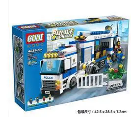 G Model Compatibil cu Lego G9316 407PCS de Poliție Modele de Kituri de constructie Blocuri Jucarii Hobby Hobby-uri Pentru Băieți și Fete