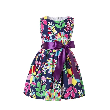 Rochie de seara vintage flori cămașă carouri copii fete sundress Rochii FETE pentru copii haine rochie de vara rochie de epocă pr
