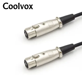 Coolvox Echilibrate XLR Microfon Cablu de sex Feminin La femei M/F 3 Pin Jack Audio Cablu Cablul de Microfon Pack pentru Microfon Mixer Audio Cablu
