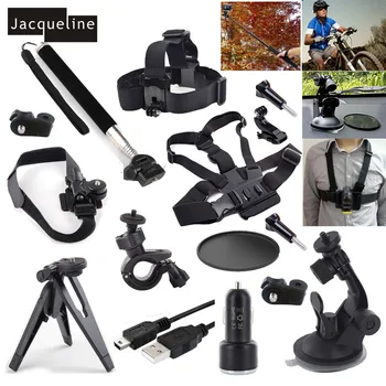 Jacqueline pentru Kit Accesorii de Montare pentru Sony Action Cam HDR-AS15 AS20 AS200V AS100V AS30V AS100V AZ1 mini FDR-X1000V/W 4 k