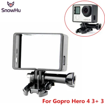 SnowHu Pentru Gopro accesorii Gopro hero 4 3 3+ rezistent la apa caz de protecție piept muntele Monopod pentru go pro hero 4 3 3+ GS60