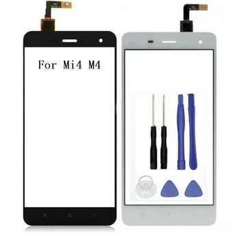 Pentru Xiaomi 4 Alb si Negru Original sticla Digitizer touch ecran Pentru Xiaomi Mi4 M4 transport gratuit + instrumente