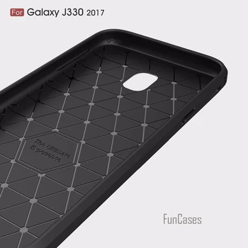 Montat moale Caz sFor fundas Samsung Galaxy J330 J3 2017 Caz Acoperire sFor coque Samsung Galaxy J3 2017 UE Eurasiatice Versiune Caz