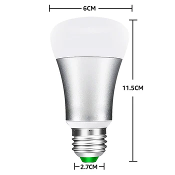 E27 Lampă cu LED-uri RGB 10W LED-uri RGB Bec 110V 220V 12 Culori de la Distanță de Control cu Led-uri de Lumină pentru Acasă Decorare Etapa de Iluminat Lampă cu Led-uri RGBW