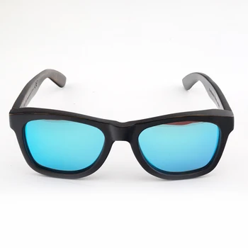 BOBO PASĂRE Moda Barbati din Lemn de Abanos ochelari de Soare pentru Femei Brand Design Vintage Ochelari Cu Albastru Lentile Polarizate în Cutie de Lemn