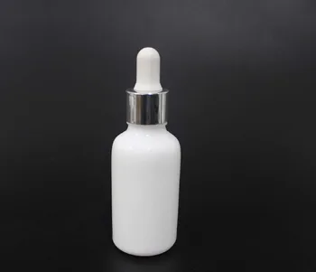 30 buc 30 ml, din portelan alb de sticlă sticle de ulei Esențial / Dropper sticle / cauciuc cu dop picurator/poate preveni poluarea