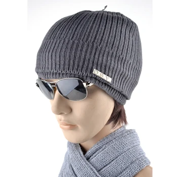 Vinde fierbinte pentru bărbați pălării de iarnă tricotate din lână cald căciuli pentru femei casual plus catifea snowboard masca capac zi proastă de păr gorro touca