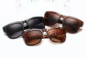 Moda Pătrat Mare Mare Dimensiune ochelari de Soare Populare Bărbați și Femei Oglindă UV400 Ochelari de Soare Brand Design Feminin Masculin