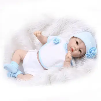 50cm Silicon moale Corpul Renăscut Băiatul Copii Papusa Jucării Nou-născutului Baby Doll de Culcare Jucarie Fete Brinquedos