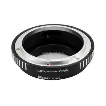 Kecay de Înaltă Precizie FD-NX lens adaptor pentru Canon FD obiectiv și Pentru Samsung NX corp aparat de fotografiat NX Camera Adapter-Negru+Argintiu