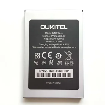 Oukitel K4000 Pro Baterie Original, de Înaltă Calitate Înlocuire 4600mAh Baterie Li-ion pentru Oukitel K4000 Pro Smartphone