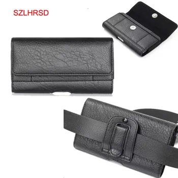 SZLHRSD Clasic Negru Bărbați Sac de Talie Telefon Caz în aer liber Caz de Protecție pentru Ulefone Armura X Caterpillar CAT S60 S61 S41 S31 S40