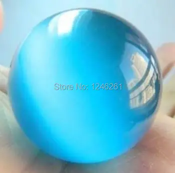 Fermecător!40mm Albastru Mexican Opal Sfera de Cristal Moda Bijuterii Piatra Naturala Ornamente Bijuterii de Moda en-Gros Preț