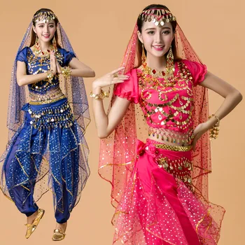 Belly Dance Costum Bollywood Costum Indian Dress Bellydance Rochie Femei Burta Costum De Dans Seturi