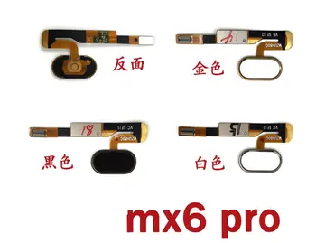 JEDX Original pentru MEIZU MX6 Pro/ Pro 6 Identificare a Amprentelor digitale Touch ID Scanner Senzor Întoarce Butonul Acasă Tastaturi Cablu Flex