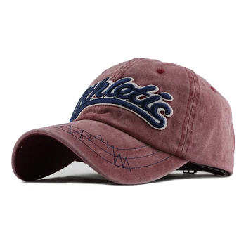 [FLB] Bumbac Spălate Casquette Moda de Vara Șepci de Baseball pentru Bărbați Șepci de Broderie Tata Hat Pentru Barbati Femei Gorras F129