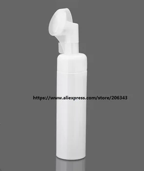 250ML direct rotund alb spumare sticla sticla PET/dispenser alb cu spumare pompa sticla de plastic demachiant sticla