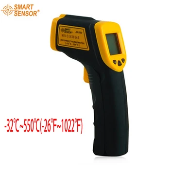Digital Termometru cu Infraroșu SmartSensor AR550 Non contact IR Punct de Arma Pirometru Temperatura instrumente