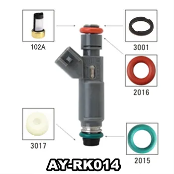 40pieces fiecare conmponents injectorului de Combustibil kit de reparare de injecție de combustibil service kit pentru masina ford înlocuiri AY-RK014