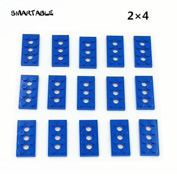 Smartable Technic Placa de Cărămizi cu Găuri 2x4 Blocuri piese de BRICOLAJ, Jucarii Compatibil Legoing technic Jucărie 90pcs/lot