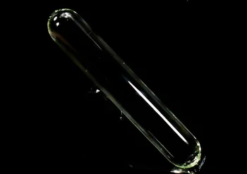 23*4 cm Cilindrică de sticlă cristal masturbării Feminine Pahar Mare Penis Vibrator dublu vibrator anal plug jucarii sexuale pentru femei penis