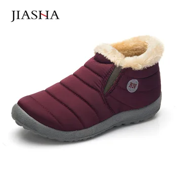 2018 Iarnă Ține de Cald Cizme Femei Pantofi Non-Alunecare de Jos Cizme pentru Femei de Înaltă Calitate Iubitorii Plus Catifea femei Cizme de Zăpadă
