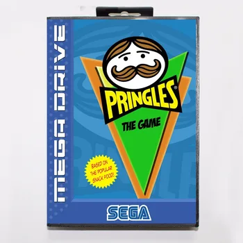 Pringles 16 biți MD Carte de Joc Cu Cutie de vânzare cu Amănuntul Pentru Sega Megadrive/Genesis