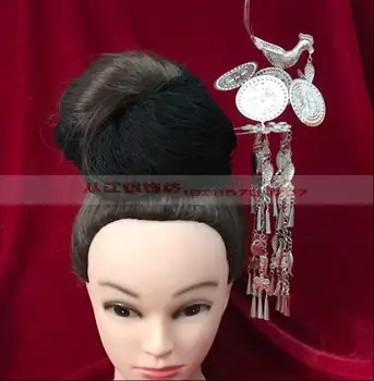 Miao Frizură accesorii de Par pentru femeile Miao Argint Ac de păr