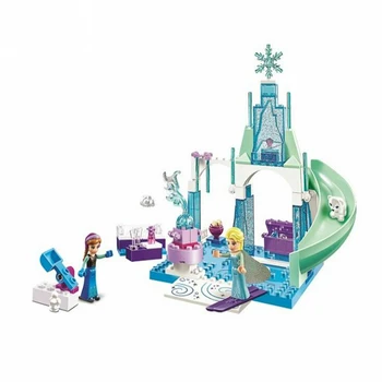 Bale 10665 Snow Queen Elsa Anna Cărămizi Castelul Arendelle Blocuri Printesa Elsa Compatibil cu Legoe Printesa