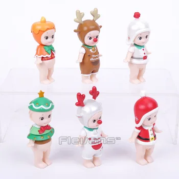 Sonny Înger Mini PVC Cifre de Crăciun Seria 6 buc/set Figurine de Colectie Model de Păpuși Jucarii pentru Copii, Cadouri de Cutie