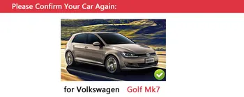 Pentru toate modelele VW Golf 7 MK7 Chrome Mânerul Ușii Capace Crom Styling Trim Set pentru 4 Usi Volkswagen 2013-2017 Accesorii Styling Auto