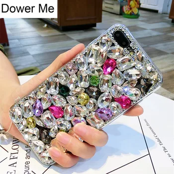 Dower Mine Moda Bling Colorat Cristal De Diamant Caz Acoperire Pentru Samsung Galaxy S9/8/7/6 Edge Plus Nota 8 5 4 3 2 S5/4/3 A3/5/7/8
