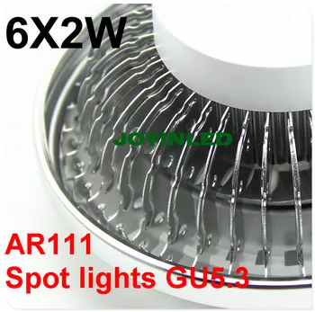 LED-AR111 reflectoarelor 12W 1200LM G53 85-265V înlocui cu 100W bec lampa de lumeni ridicate de înaltă calitate, la doi ani de garanție Disk Extern