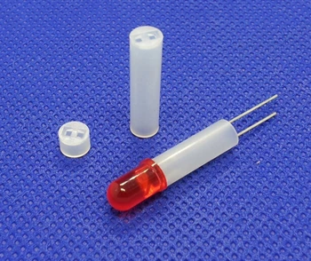 1000pcs/lot cu Diametrul de 3 mm LED-uri de Plastic Distanțier Suport Cazul Socket Clipuri Bază Pentru Diode Diametru Exterior 4mm*3 mm (Lungime)