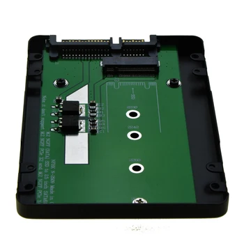 B+M pentru M. 2 unitati solid state SSD de 2.5 SATA 6Gb/s, adaptor de card cu cabina de Soclu 2 unitati solid state SSD converti SATA 22Pin 3.0 Caz