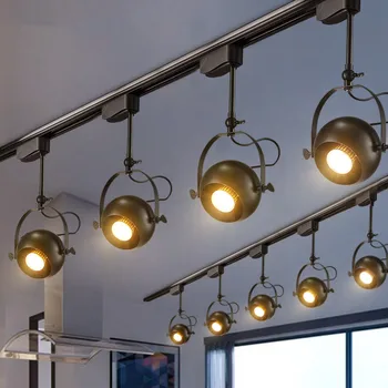 Pistă modernă de lumină LED-uri Plafon Feroviar LampTrack iluminat Rotit Spoturi Interior Windows Showroom-uri acasă Corpuri de Iluminat