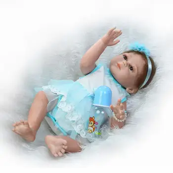 50cm Corp Plin de Silicon Renăscut Baby Girl Păpuși Reborn Bebe Renăscut Realiste Renăscut Copii Păpuși pentru Copii Juguetes Bonecas