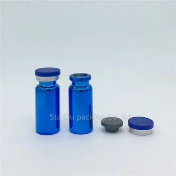 Transport gratuit 10ml UV Albastru Flacoane de Sticlă, 10 ml Flacon de Sticlă cu capac detașabil,1/3OZ ambalaje cosmetice, esența sticla 10buc/lot
