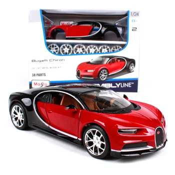 Maisto 1:24 Bugatti Chiron LINIE de Asamblare DIY turnat sub presiune Model de Masina Jucărie Nouă, În Cutie de Transport Gratuit NEW SOSIRE 39514