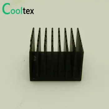 20buc/lot 22x22x15mm Aluminiu Radiator radiator Radiator Negru Pentru Cip Electronic IC Cooler de Racire