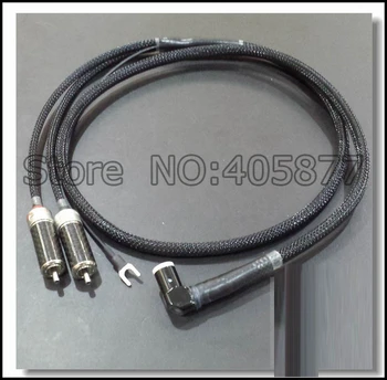 De înaltă Calitate Tonarm Cablu 5 Pin DIN & RCA Phono Platane Analog Cablu OFC placat cu argint cablu